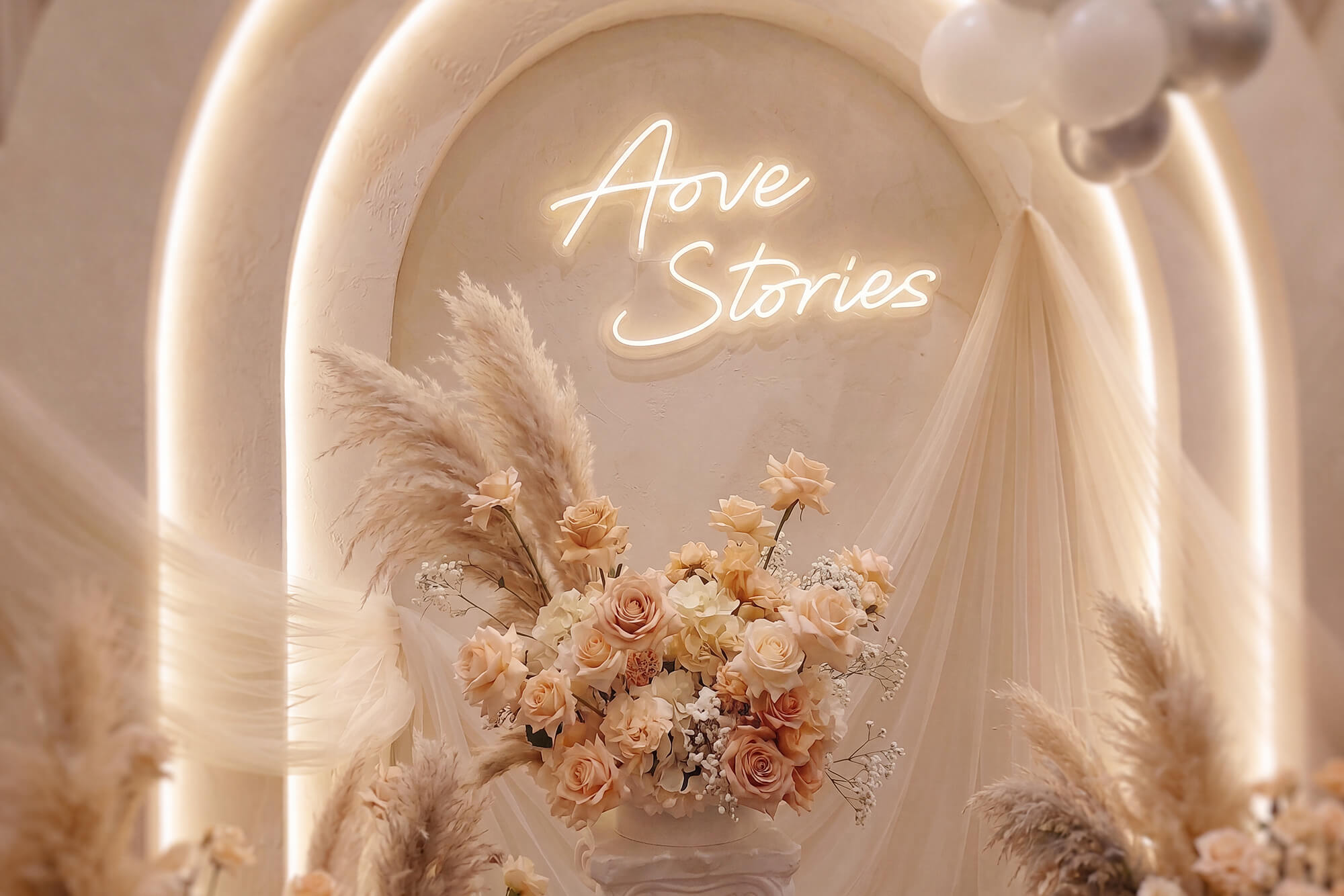 香檳色高級婚禮設計，用輕奢質感打造夢幻婚宴場景 實景