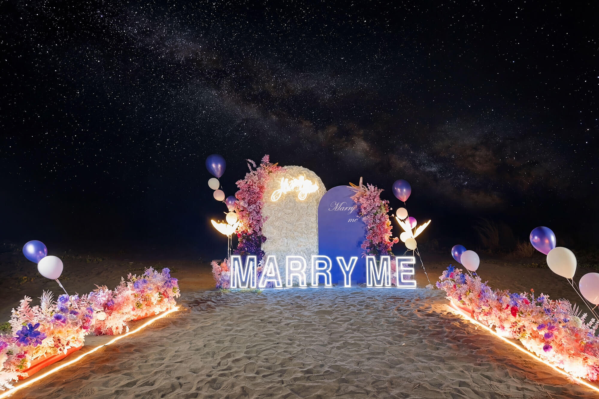 Marry Me 求婚佈置｜打造專屬於此刻的浪漫儀式感 實景