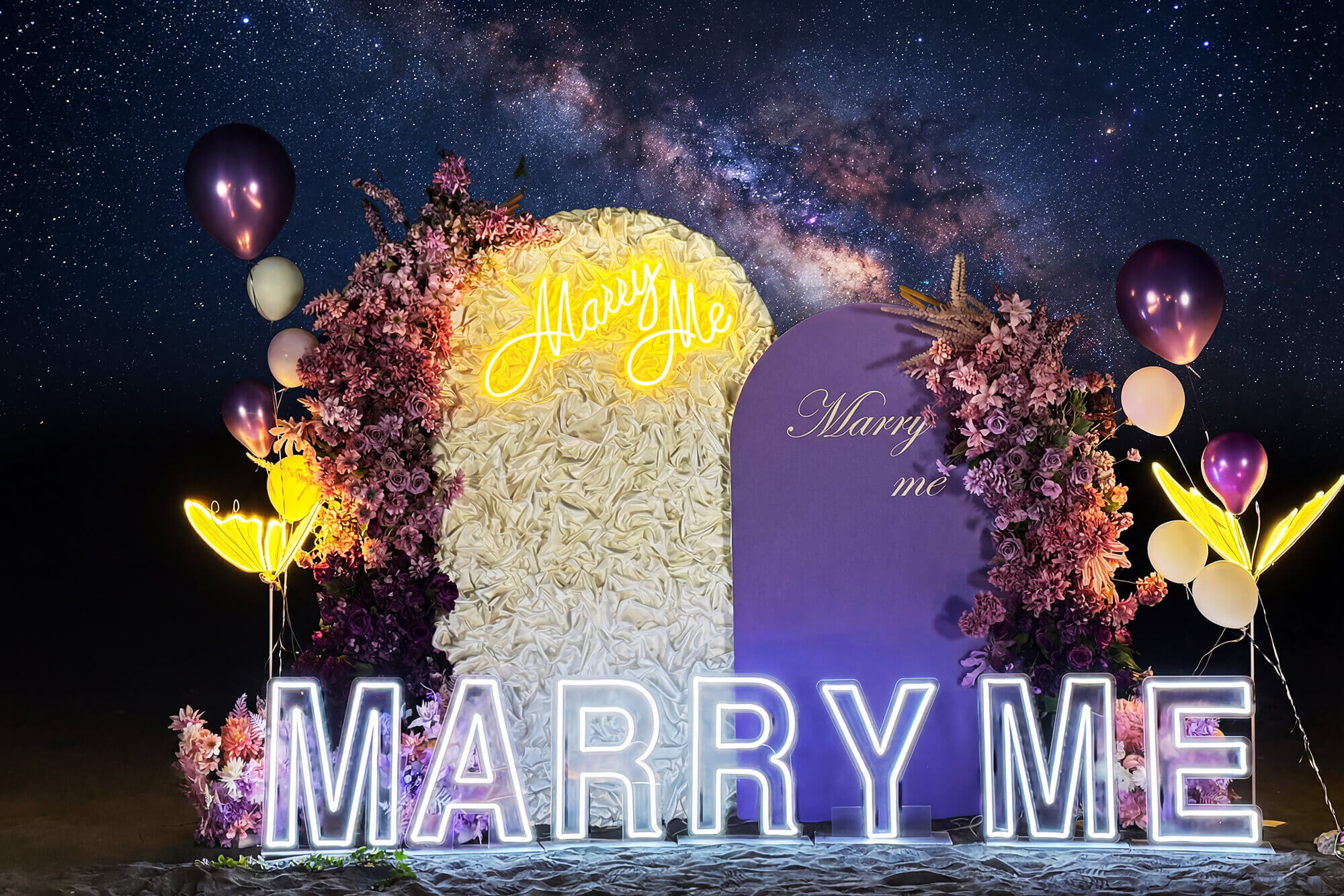 Marry Me 求婚佈置｜打造專屬於此刻的浪漫儀式感